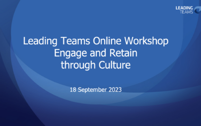 Retaining and Engaging Your Team Through Culture